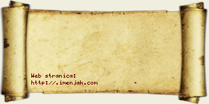 Jasmina Burgić vizit kartica